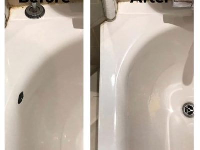 Before and After Bathroom Tub Replacement